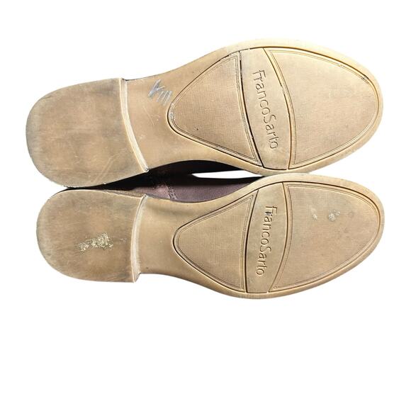 Franco Sarto Haleen Brown Leather Wide Calf Over-the-Knee Size 7.5M WC - Picture 10 of 14